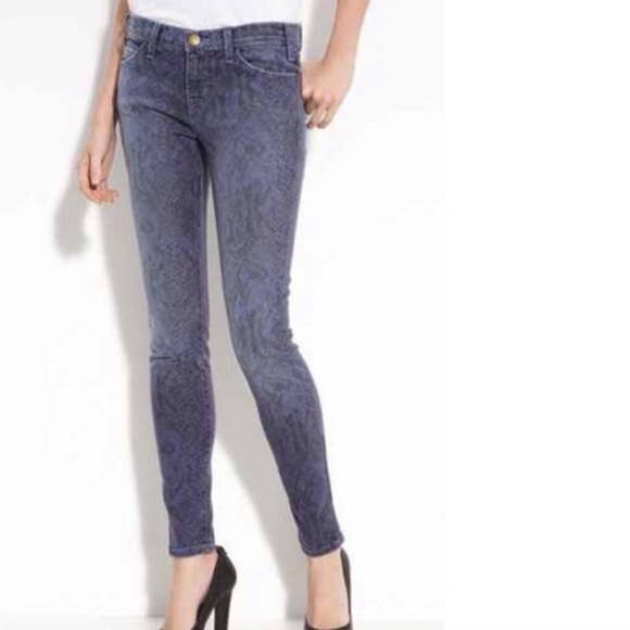 Current Elliot Boa Ankle Skinny Blue Ribbon - Picture 2 of 6